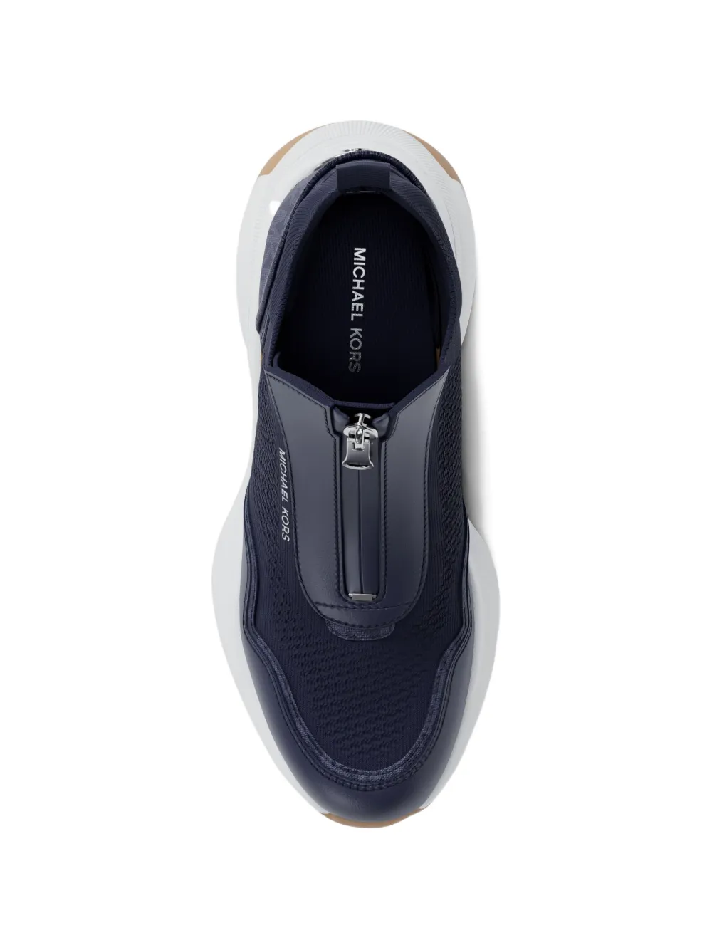 Michael Kors Zuma sneakers met ritssluiting Blauw