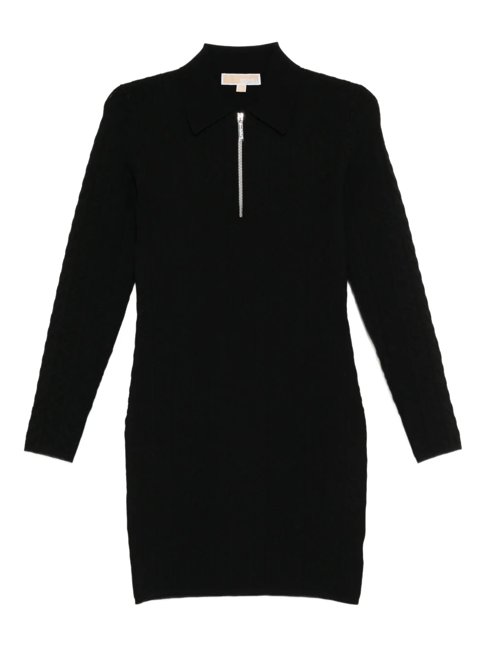 Michael Kors Kleid mit geometrischer Prägung - Schwarz