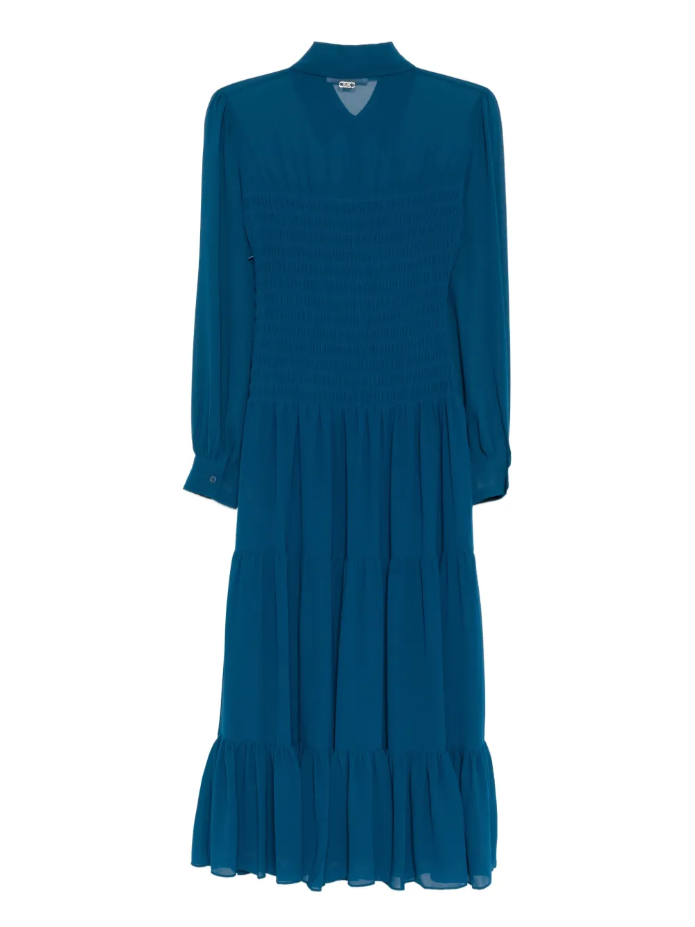 Michael Kors Gesmockte blousejurk - Blauw