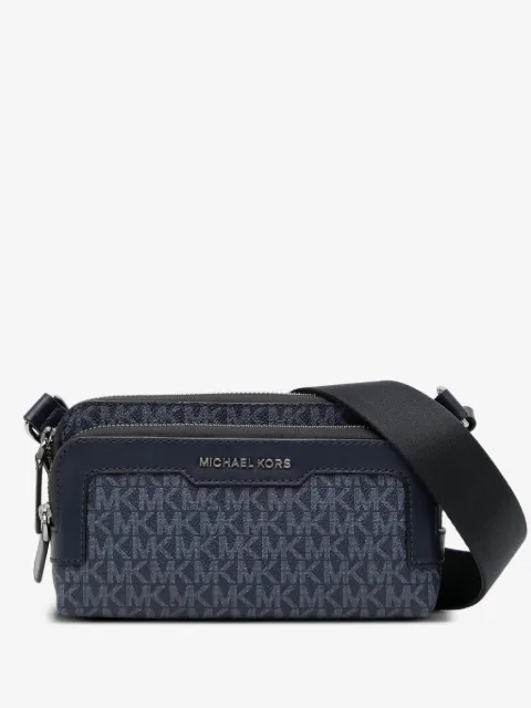 Michael Kors Borsa messenger Hudson con monogramma