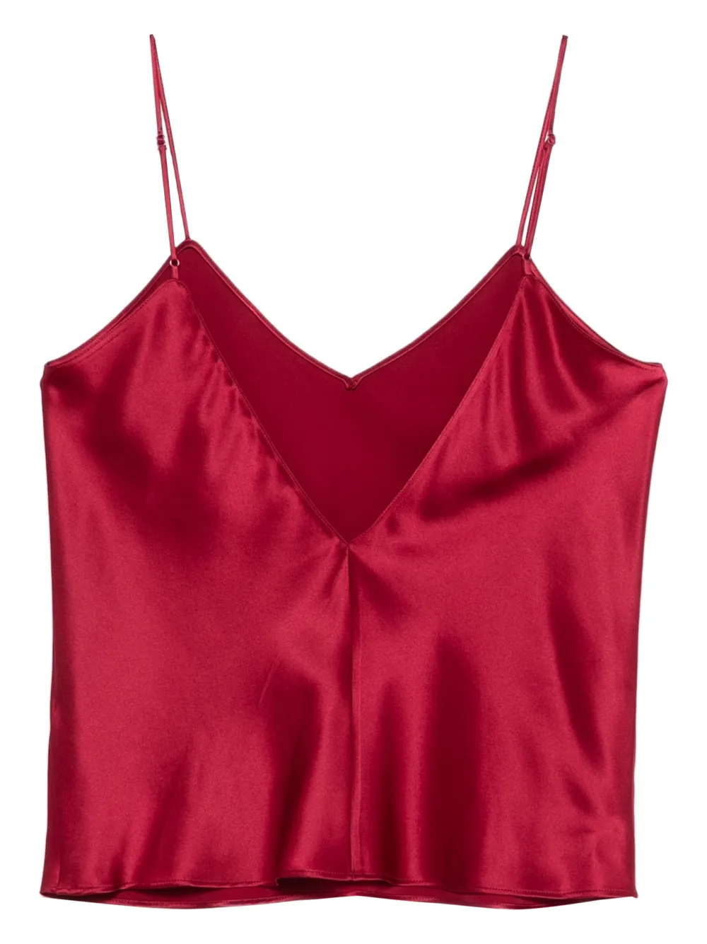 Olivia Von Halle Bliss Russet Red Camisole Set In Pink