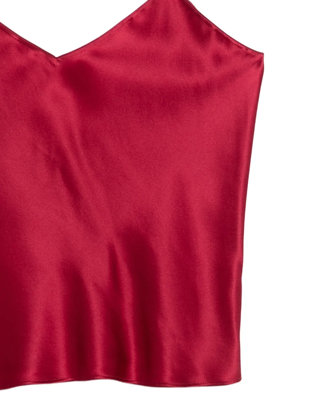 Olivia Von Halle Bliss Russet Red Camisole Set In Pink