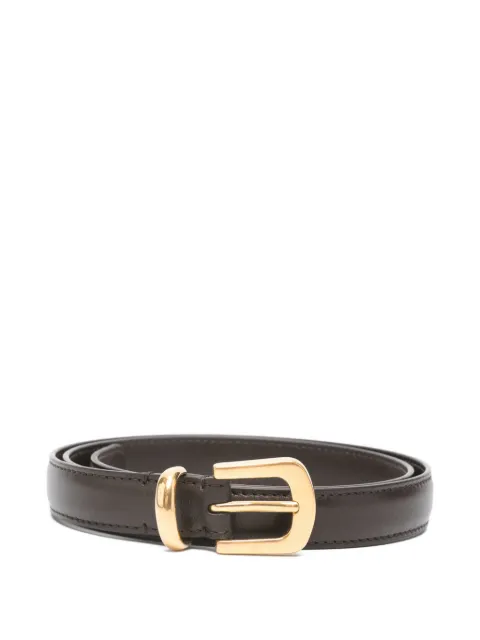 The Row gold-tone buckle belt