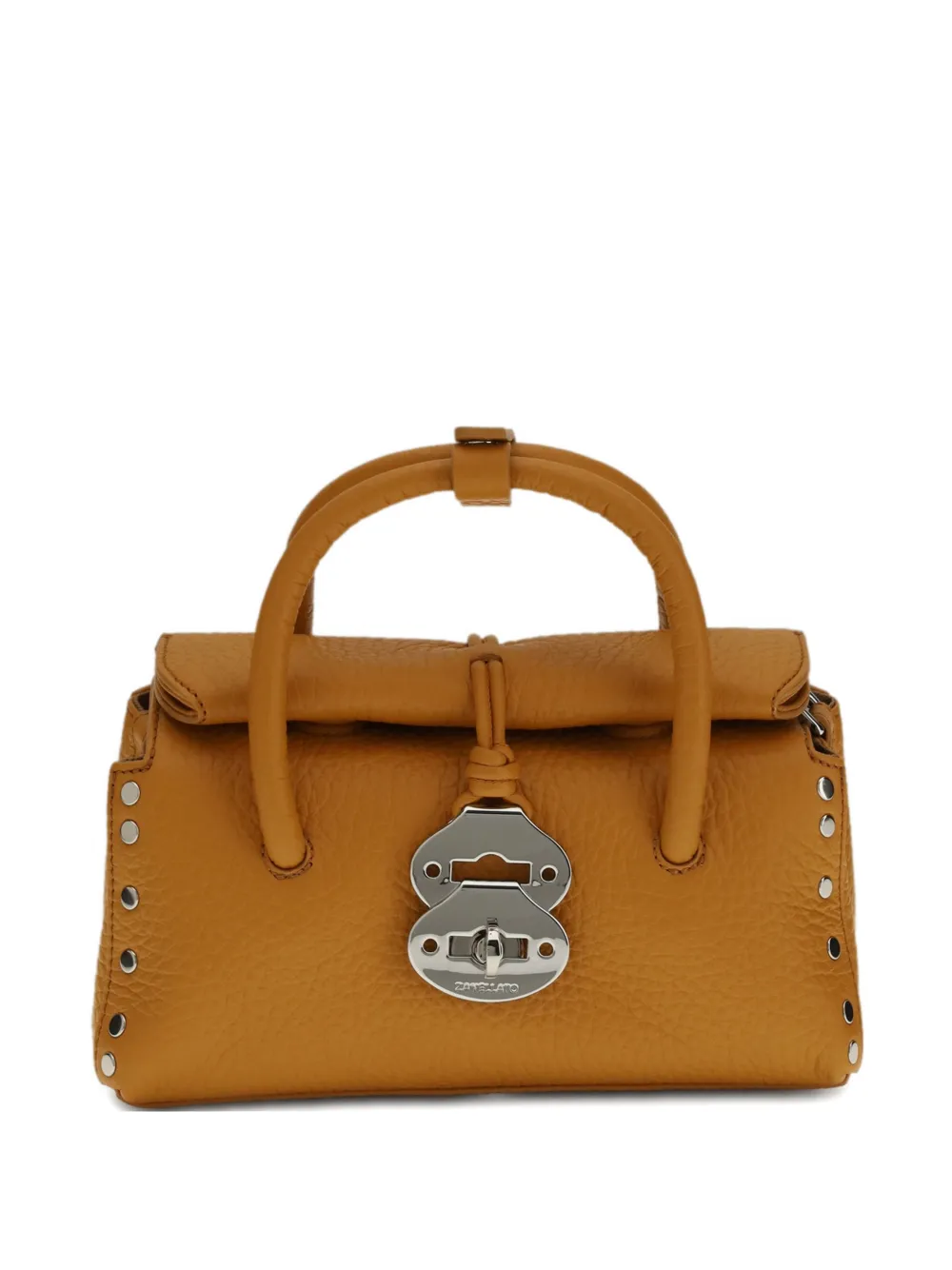 Zanellato baby Dotta studded tote bag - Marrone