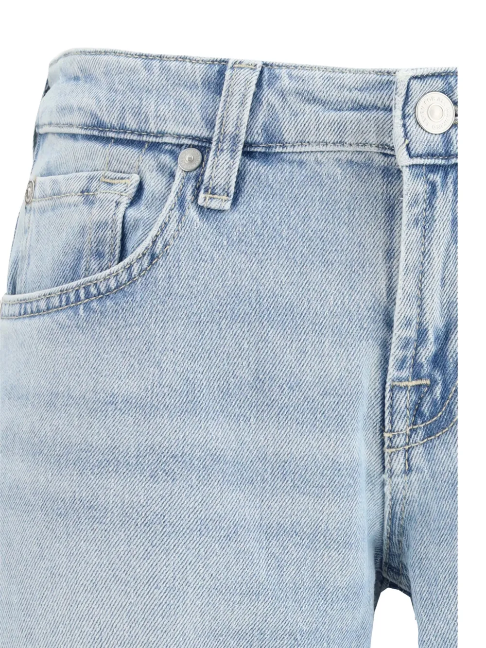 7 For All Mankind Jeans met vijf zakken en riemlus Blauw