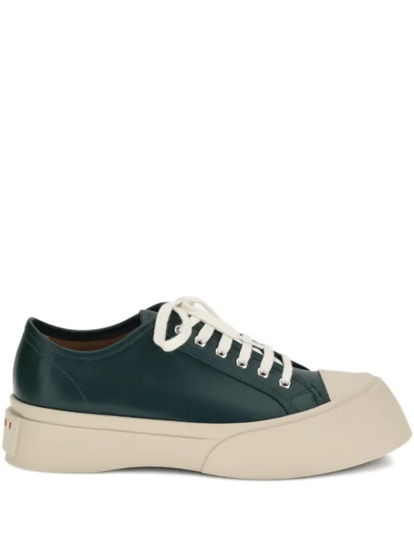 Marni Pablo レザースニーカー | グリーン | FARFETCH JP