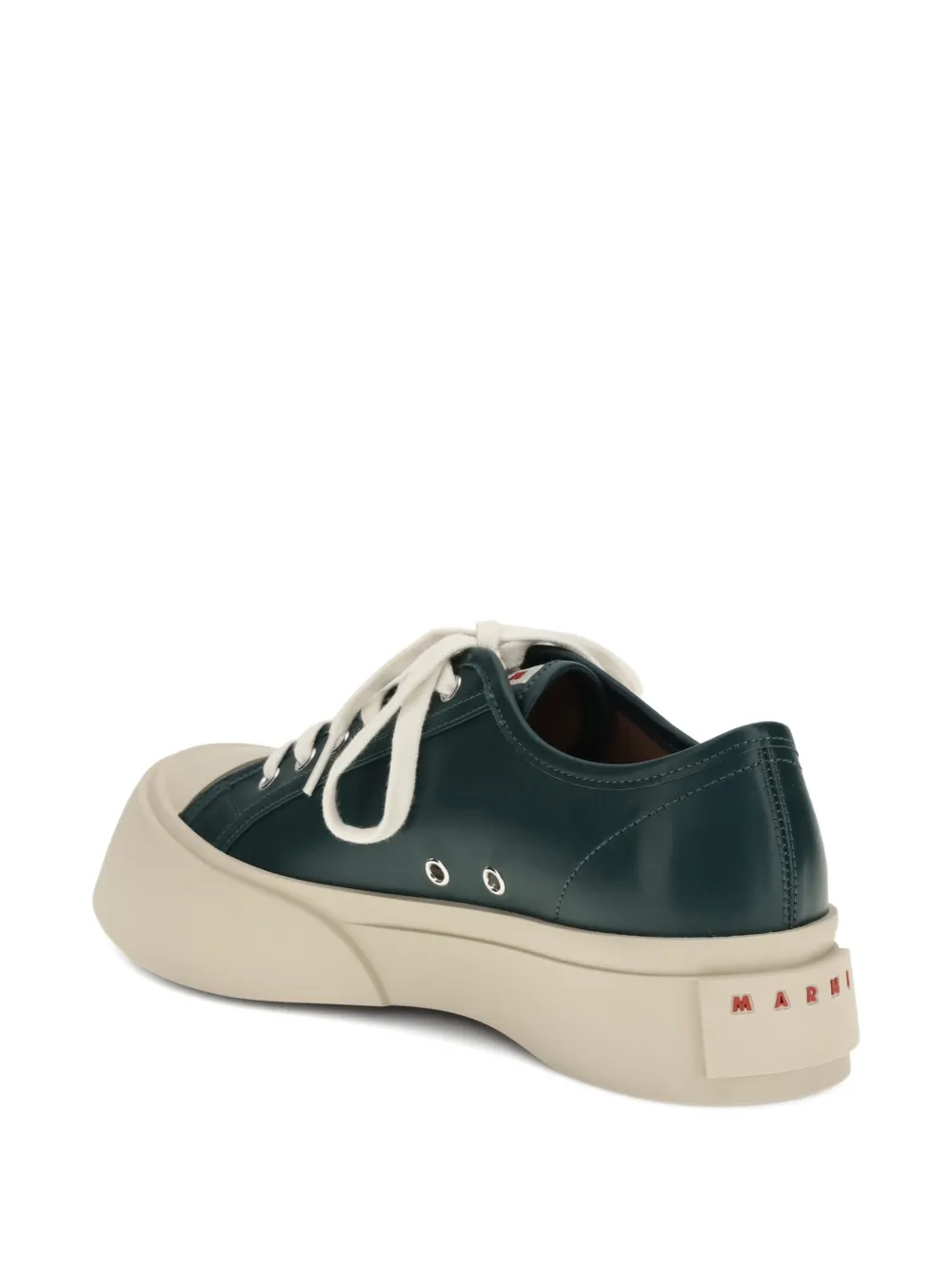 Marni Pablo leren sneakers Groen
