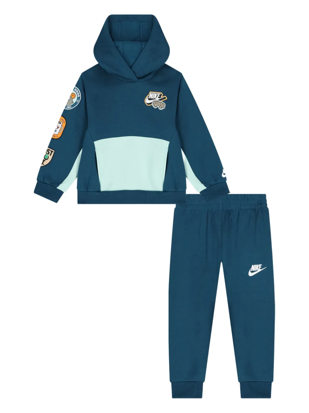 Nike Logo-print Tracksuit In Blue