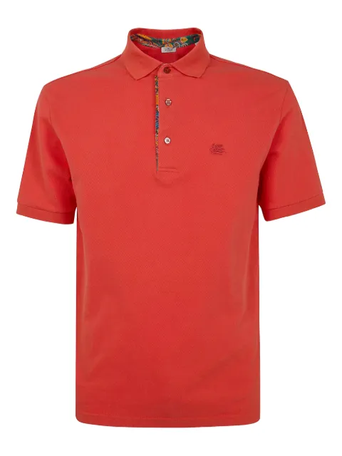 ETRO logo-detail short-sleeve polo shirt