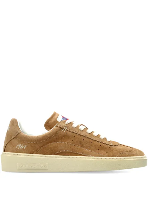DSQUARED2 perforated suede sneakers