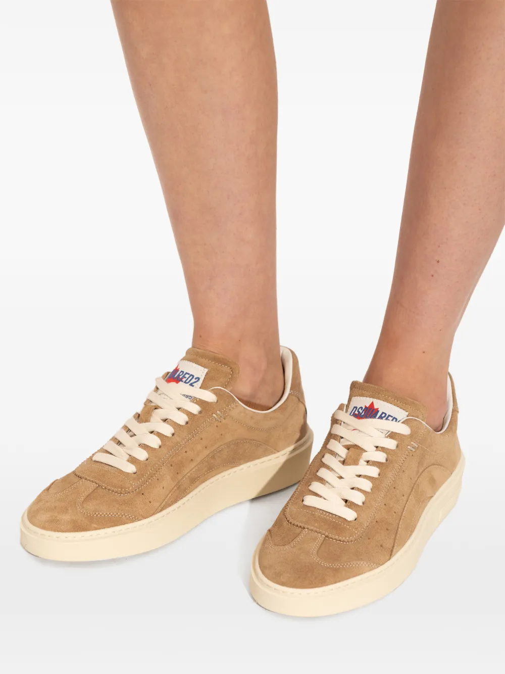 DSQUARED2 Geperforeerde sneakers Bruin