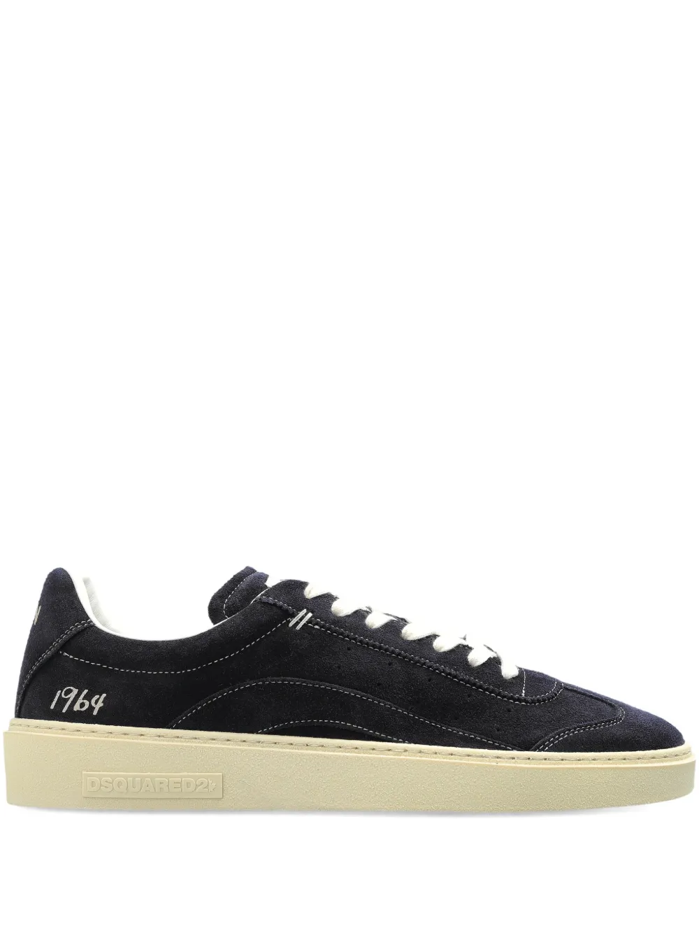 DSQUARED2 calf leather trainers - Blu