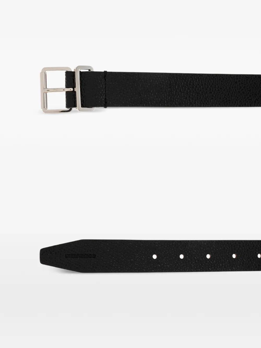  Dsquared2 Textured Buckle Belt - Black 