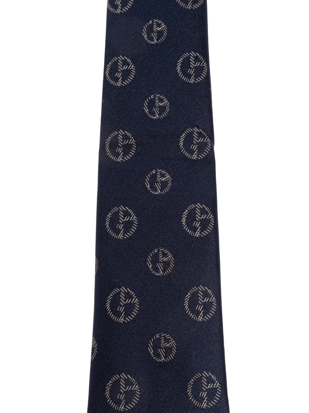 Giorgio Armani Pattern Silk Tie - Blue 