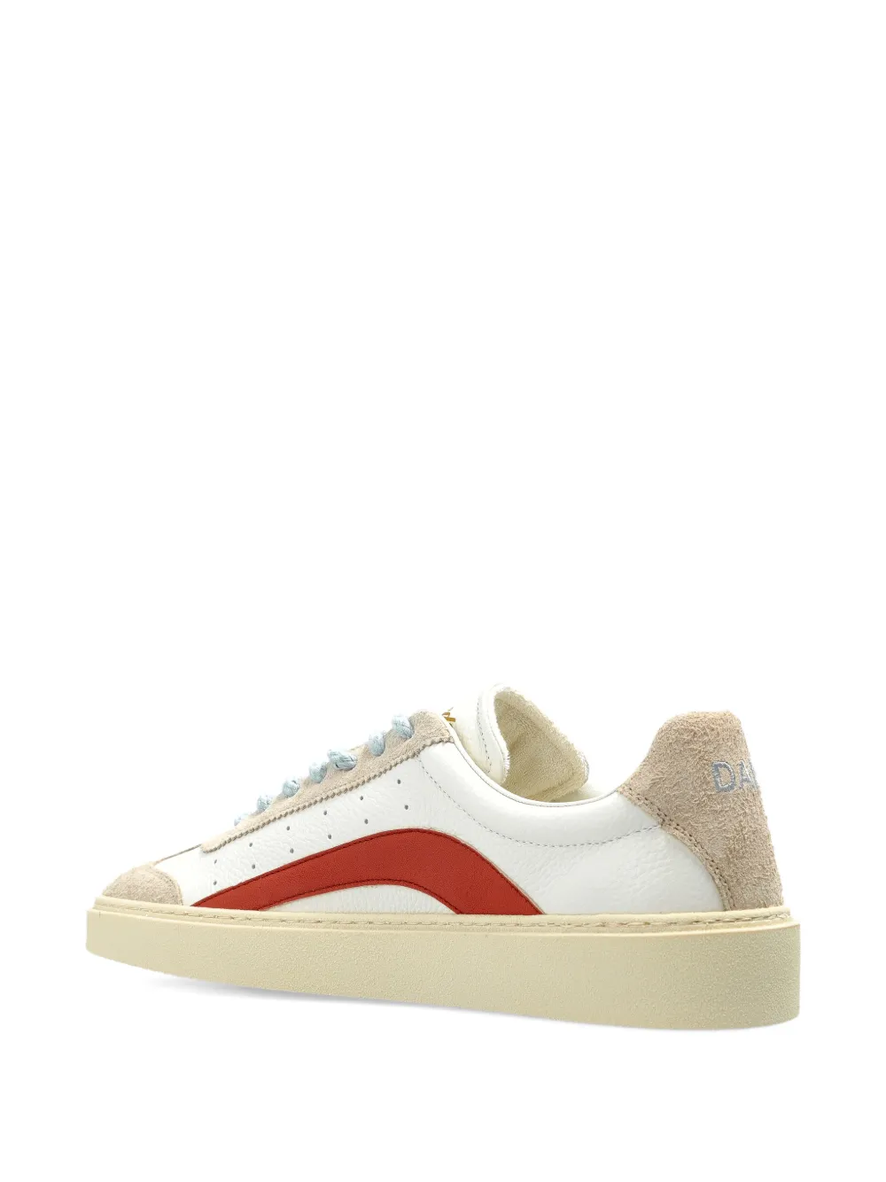DSQUARED2 Sneakers met suède vlak Wit