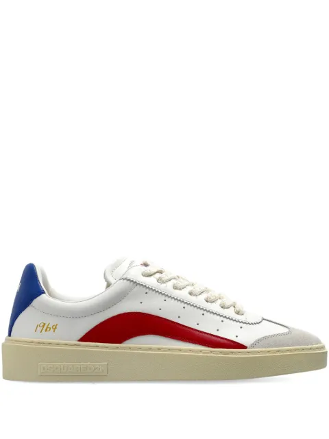 DSQUARED2 logo-detail leather sneakers
