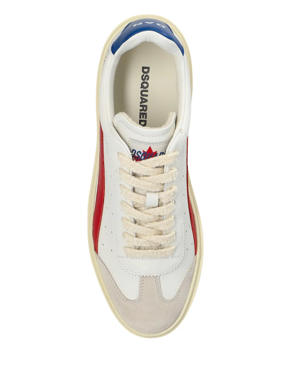 DSQUARED2 Leren sneakers Wit
