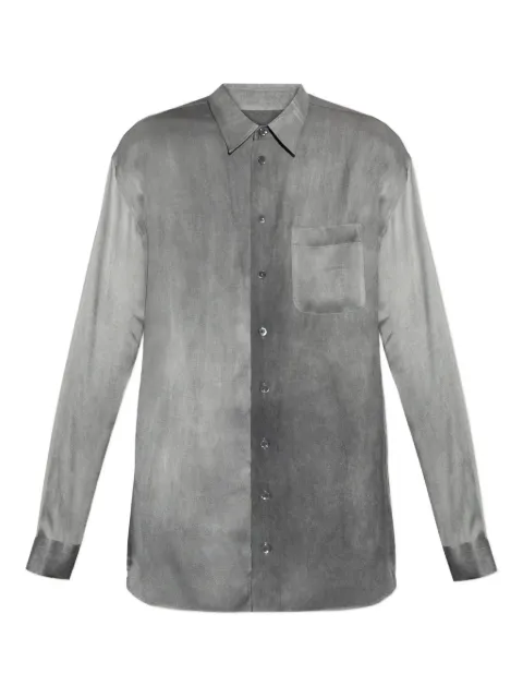 Giorgio Armani chest-pocket buttoned shirt