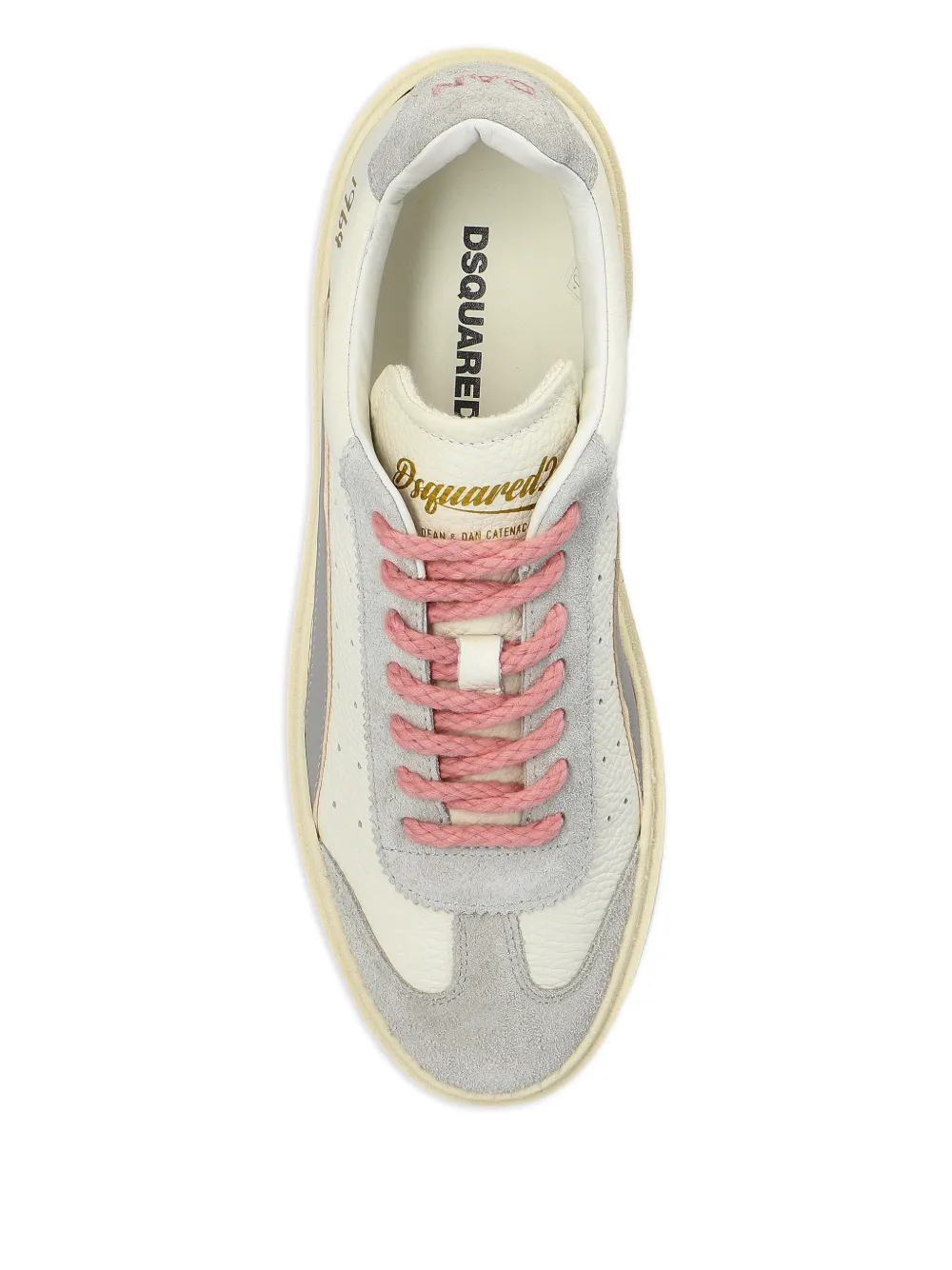 DSQUARED2 Sneakers met geperforeerde vlakken Wit