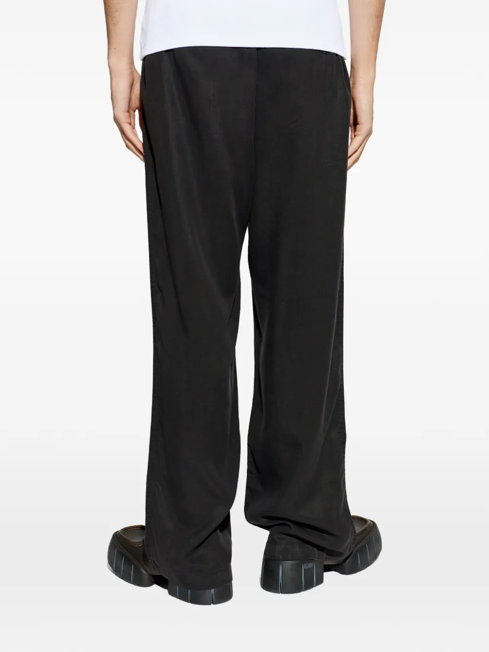 Diesel Trainingsbroek met elastische tailleband Zwart