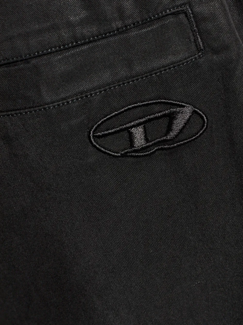 Diesel Trainingsbroek met elastische tailleband Zwart