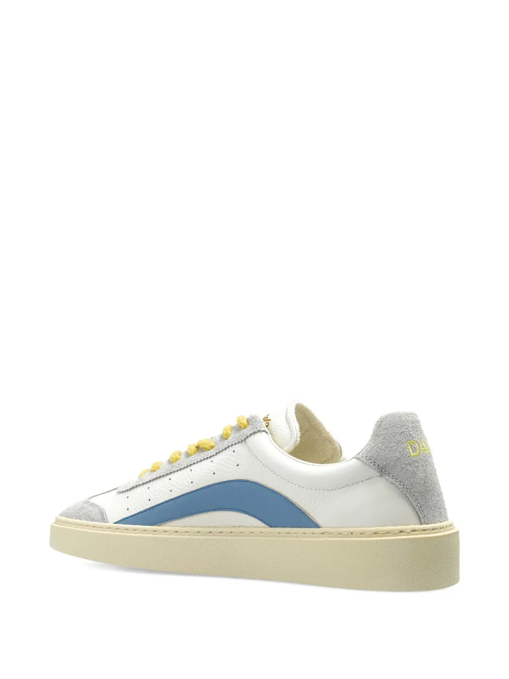 DSQUARED2 panelled lace-up trainers Wit