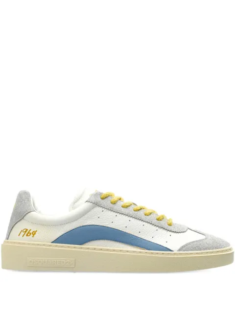 DSQUARED2 tenis con agujetas y paneles