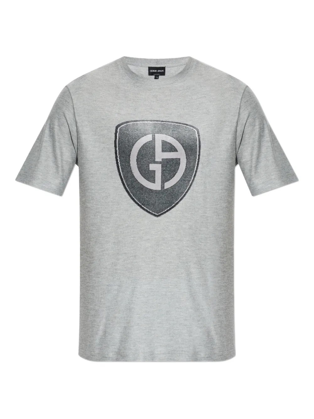 Giorgio Armani logo graphic T-shirt - Grigio