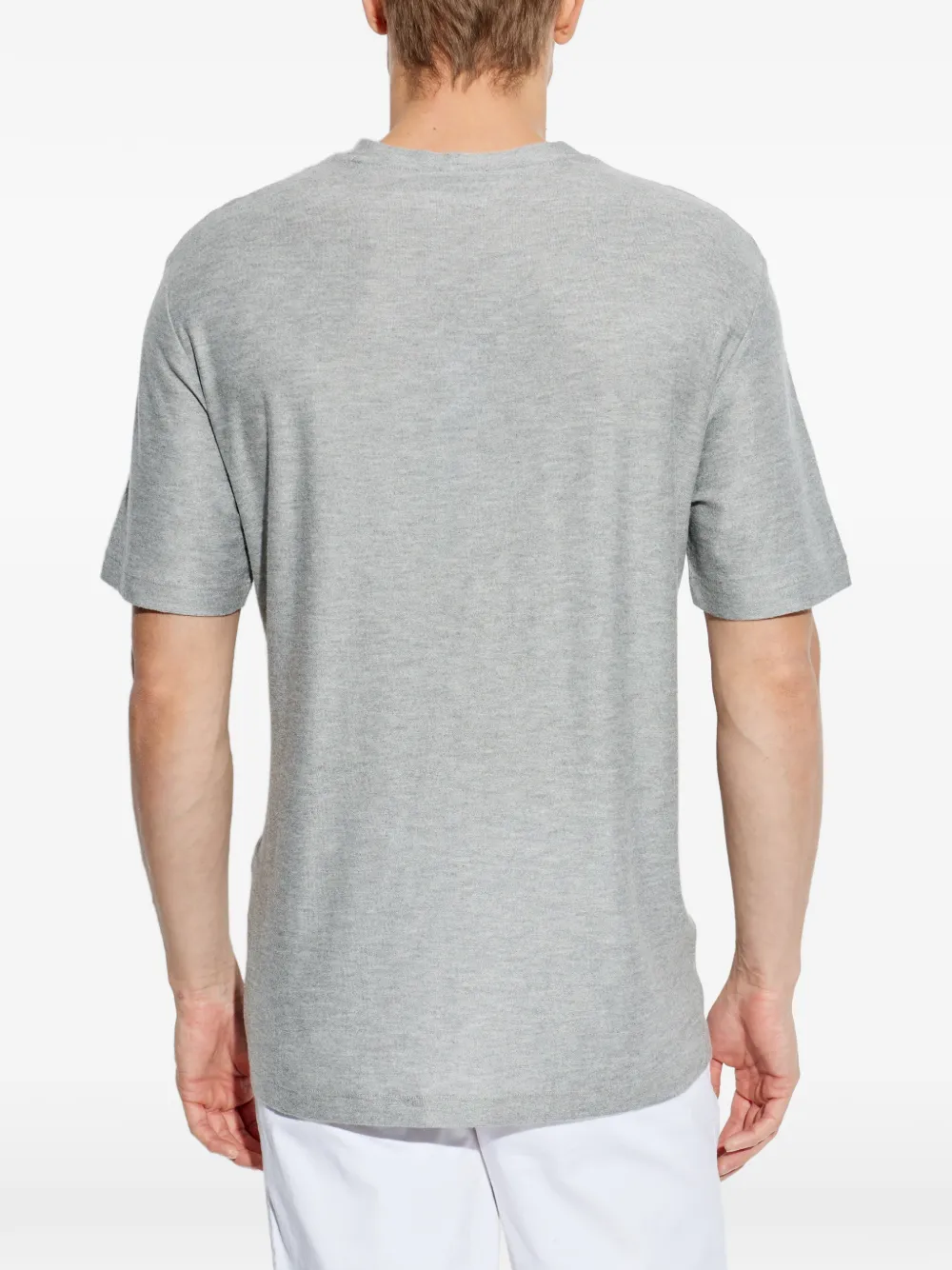 Giorgio Armani T-shirt met logo Grijs