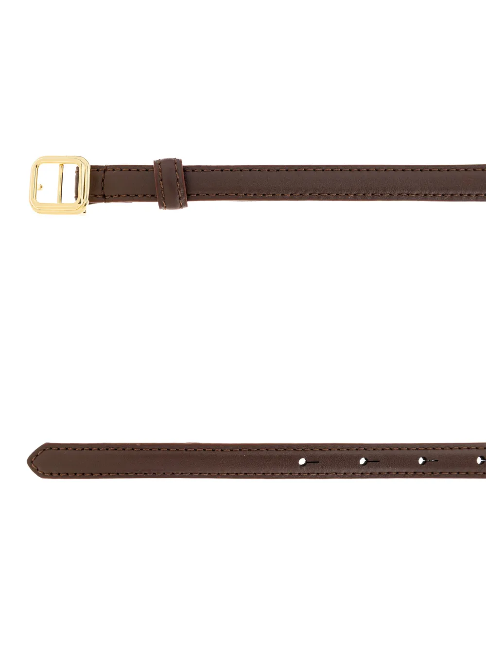 LIE STUDIO georgia slim belt - Bruin