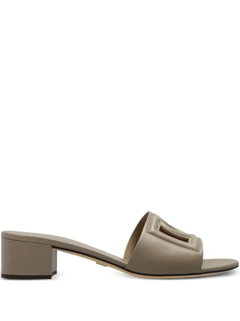 Dolce & Gabbana cutout block-heel sandals | Neutrals | Image 1