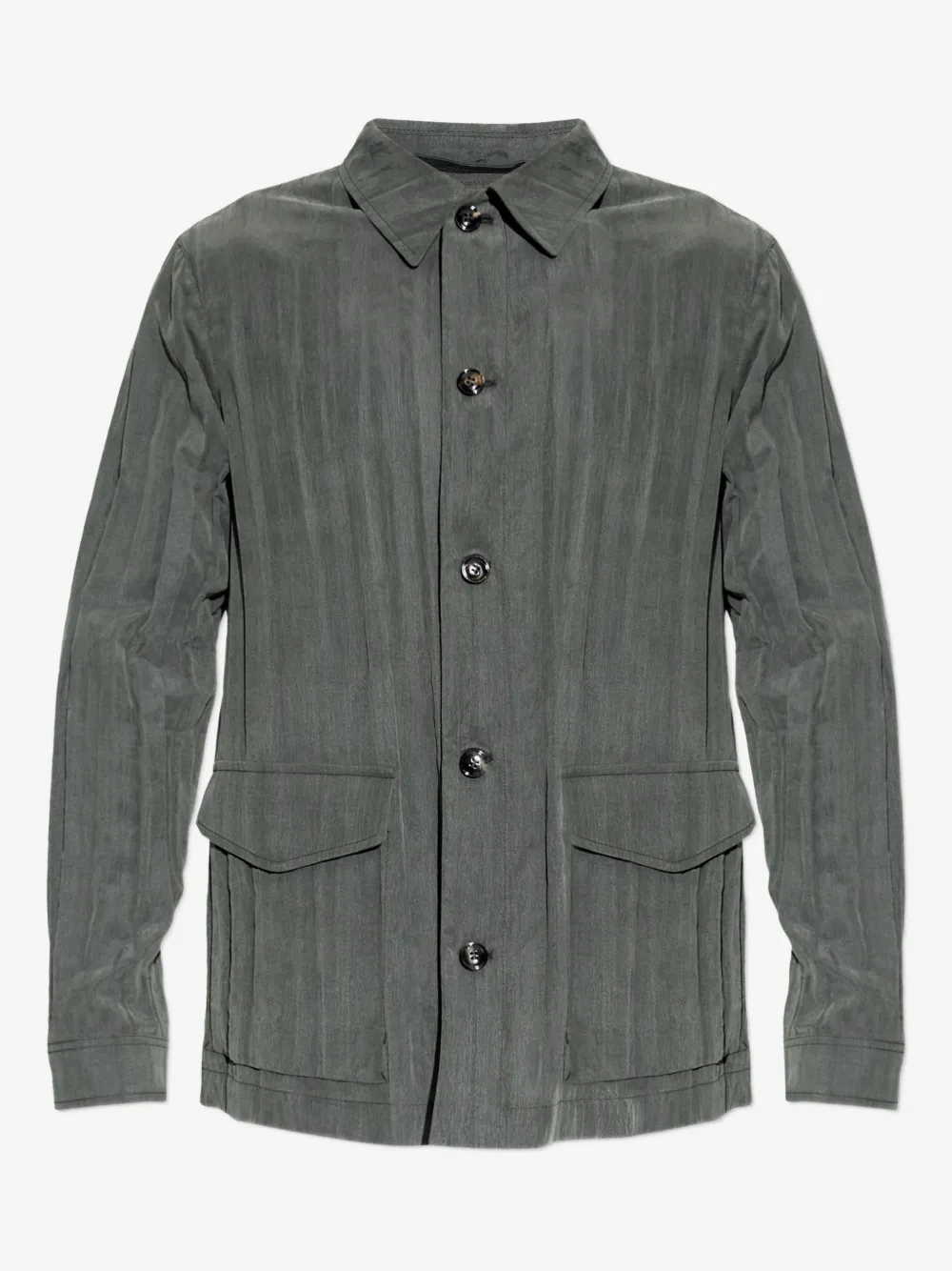 Giorgio Armani 搭扣口袋夹克 | 灰色 | Image 1