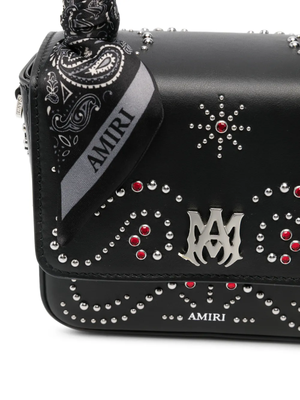 AMIRI Kleine MA Stud shopper Zwart