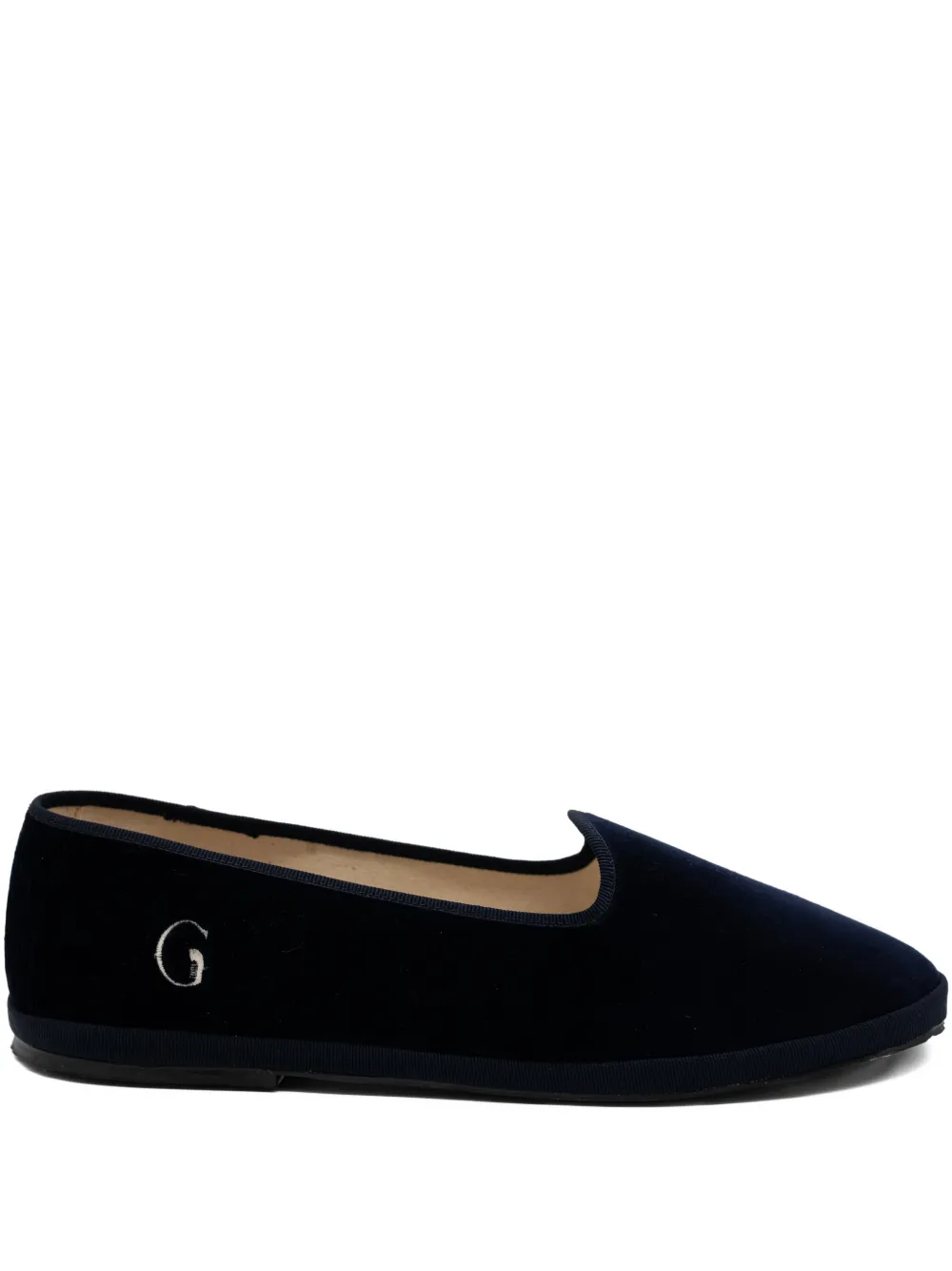 Gondolina Slippers Bucintoro con logo - Blu