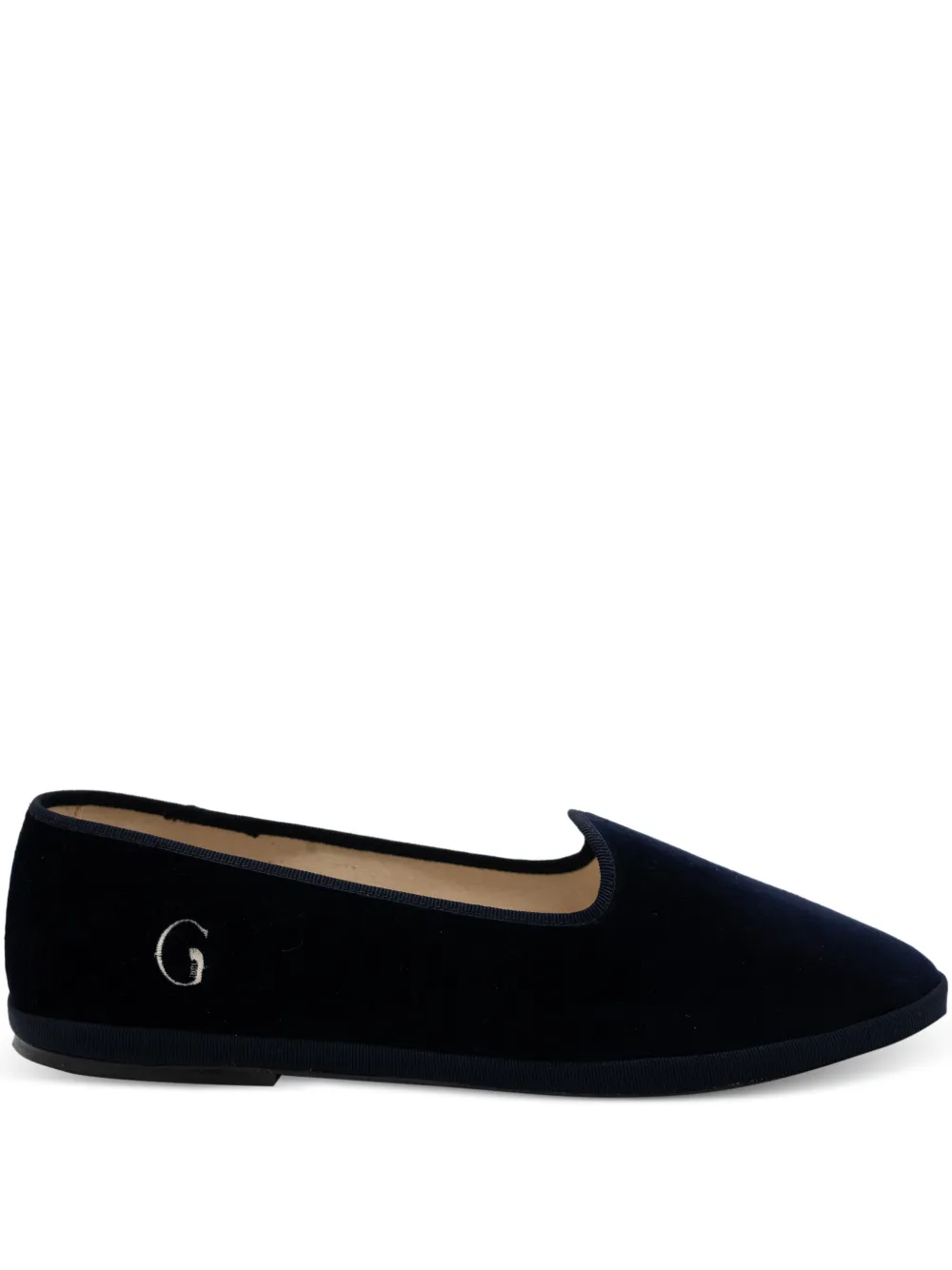 Gondolina Slippers Bucintoro con logo - Blu