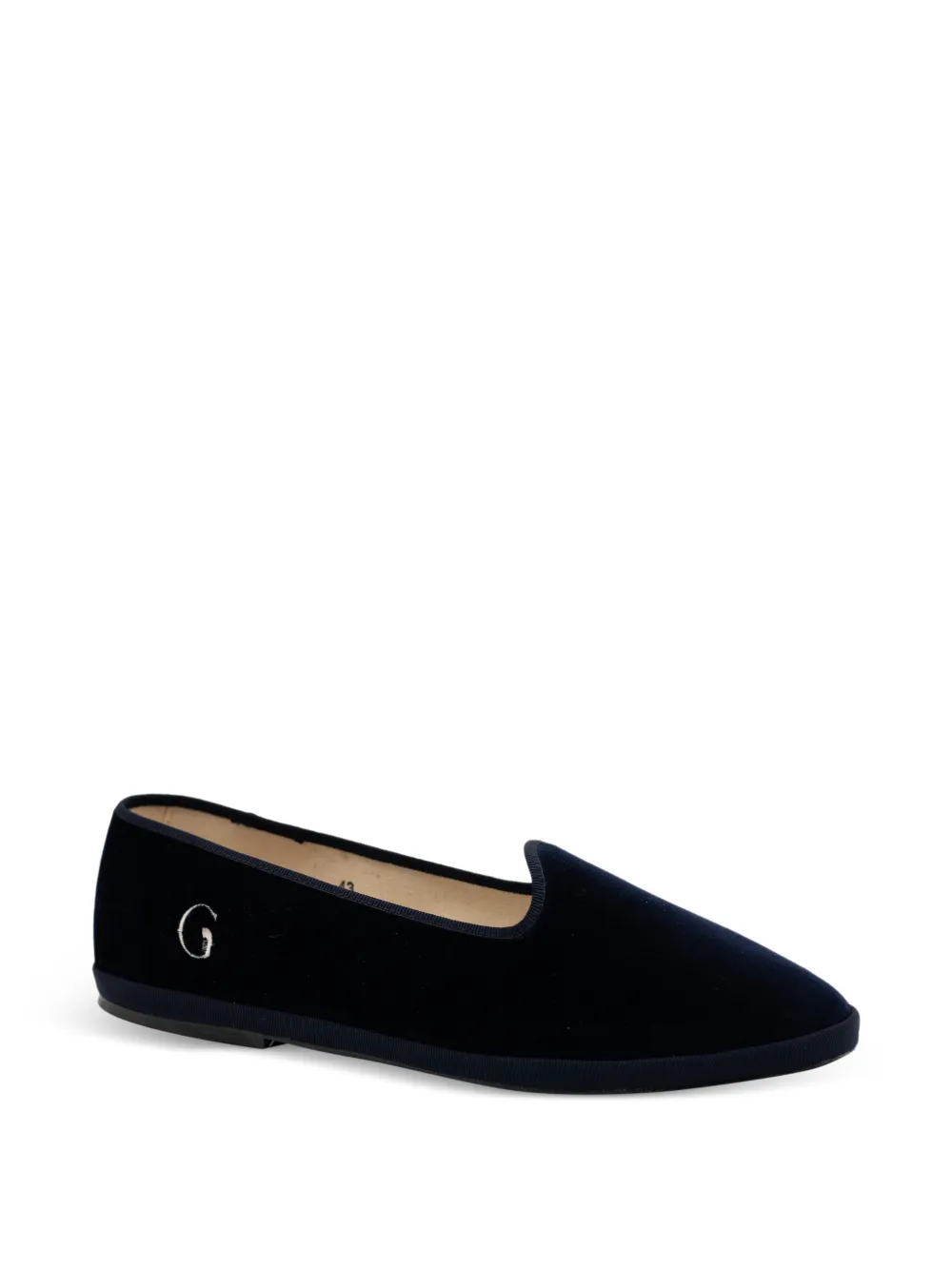 Gondolina Bucintoro slippers met logodetail - Blauw
