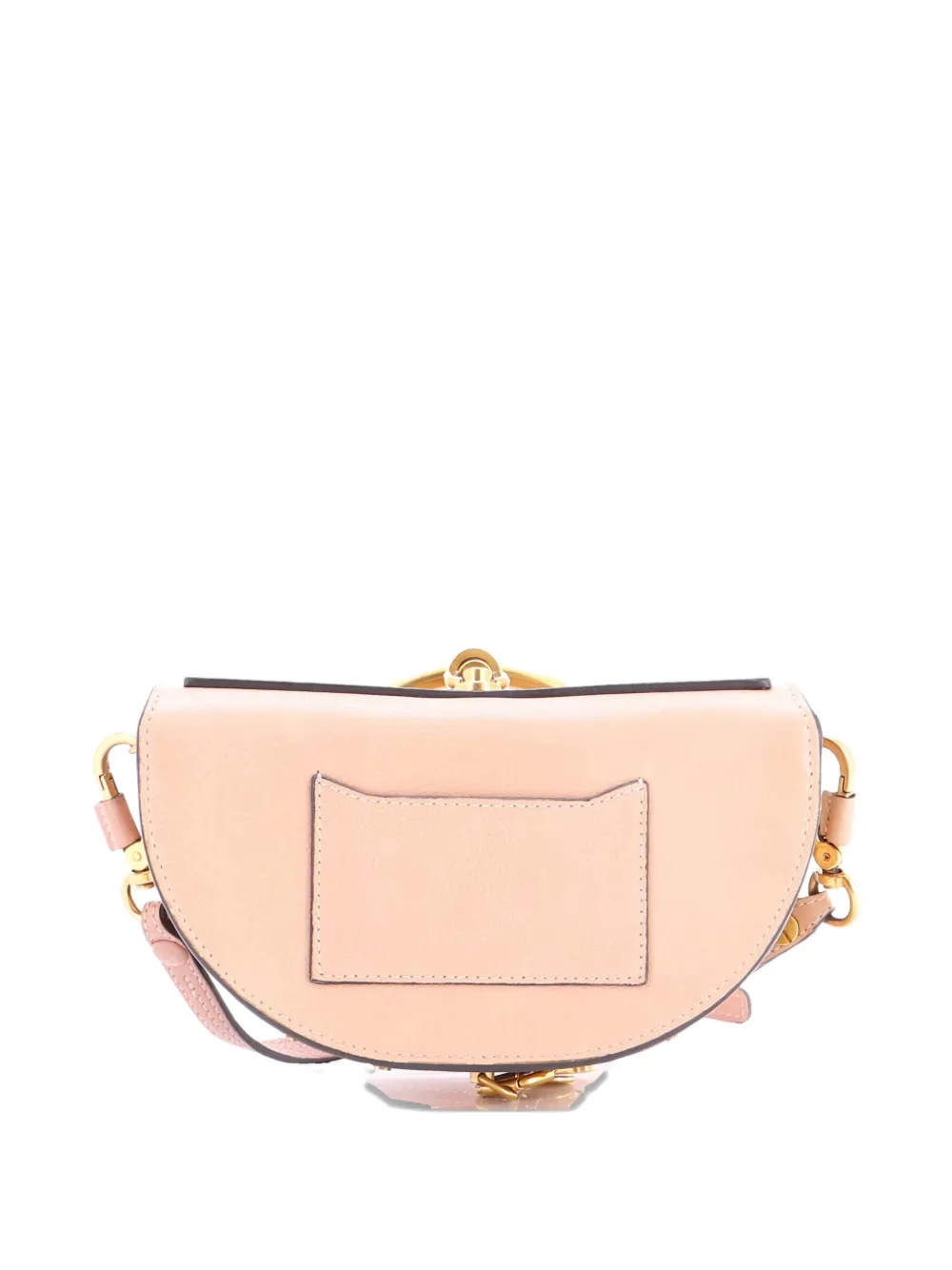 Pre-owned Chloé Nile Leather Mini Crossbody Bag In Neutral