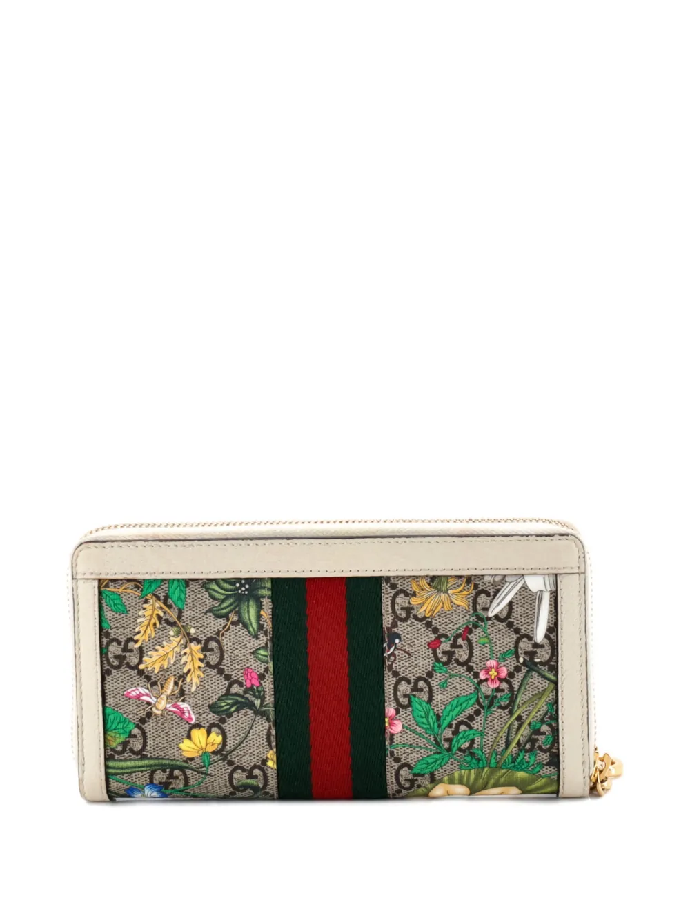 Gucci Pre-Owned Ophidia Zip Around Wallet Flora GG Coated Canvas small wallets | Image 2