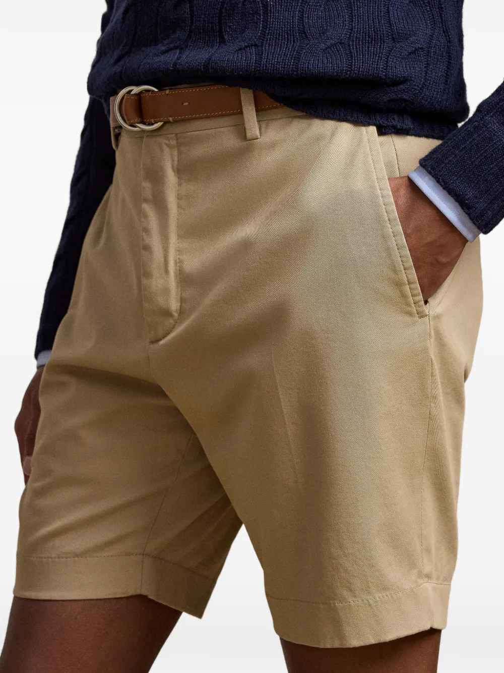 Ralph Lauren Purple Label Stretch chino shorts Beige