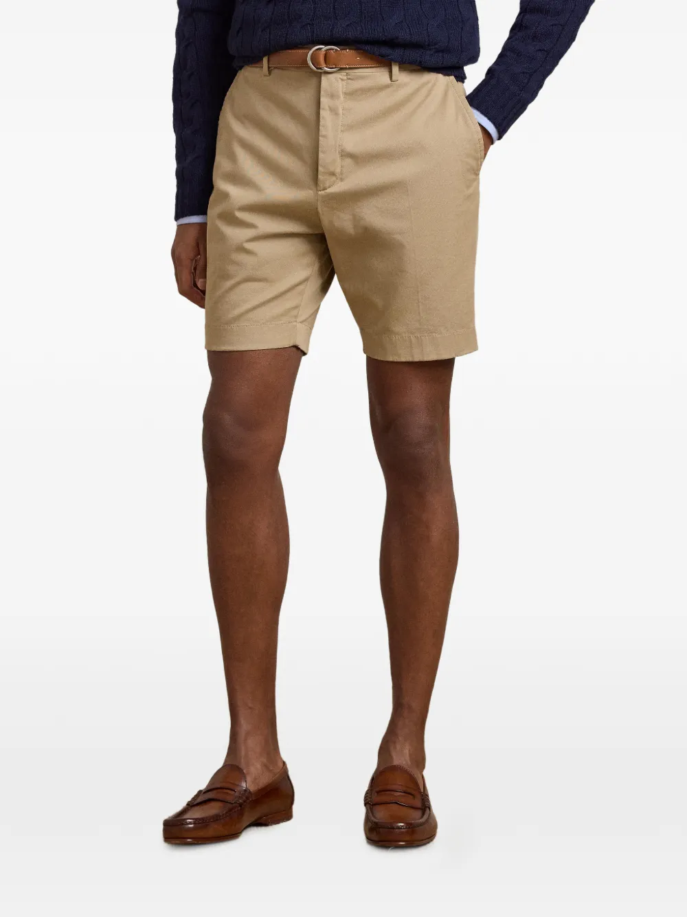 Ralph Lauren Purple Label Stretch chino shorts Beige