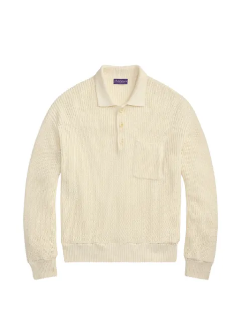 Ralph Lauren Purple Label chest-pocket polo shirt