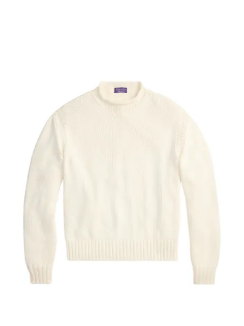 Ralph Lauren Purple Label roll-neck cotton sweater