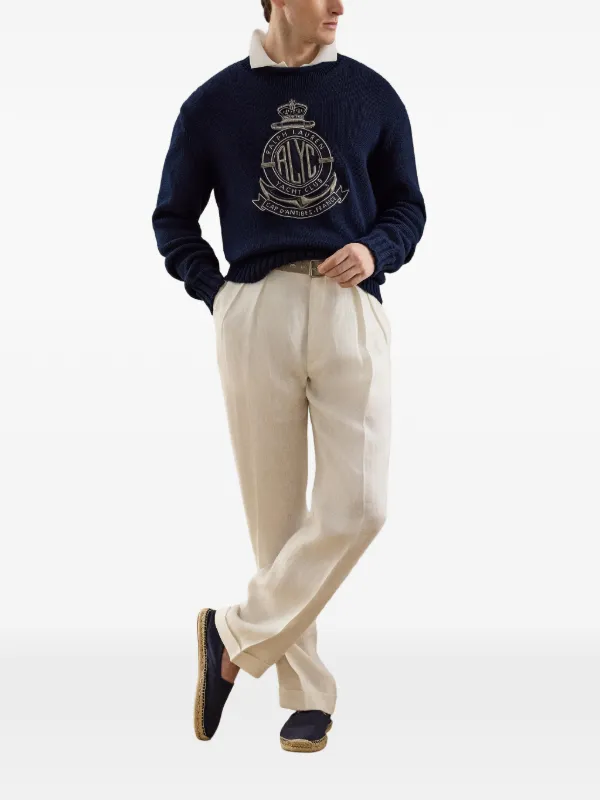 Ralph Lauren Purple Label Pleated Trousers | Neutrals | FARFETCH JO