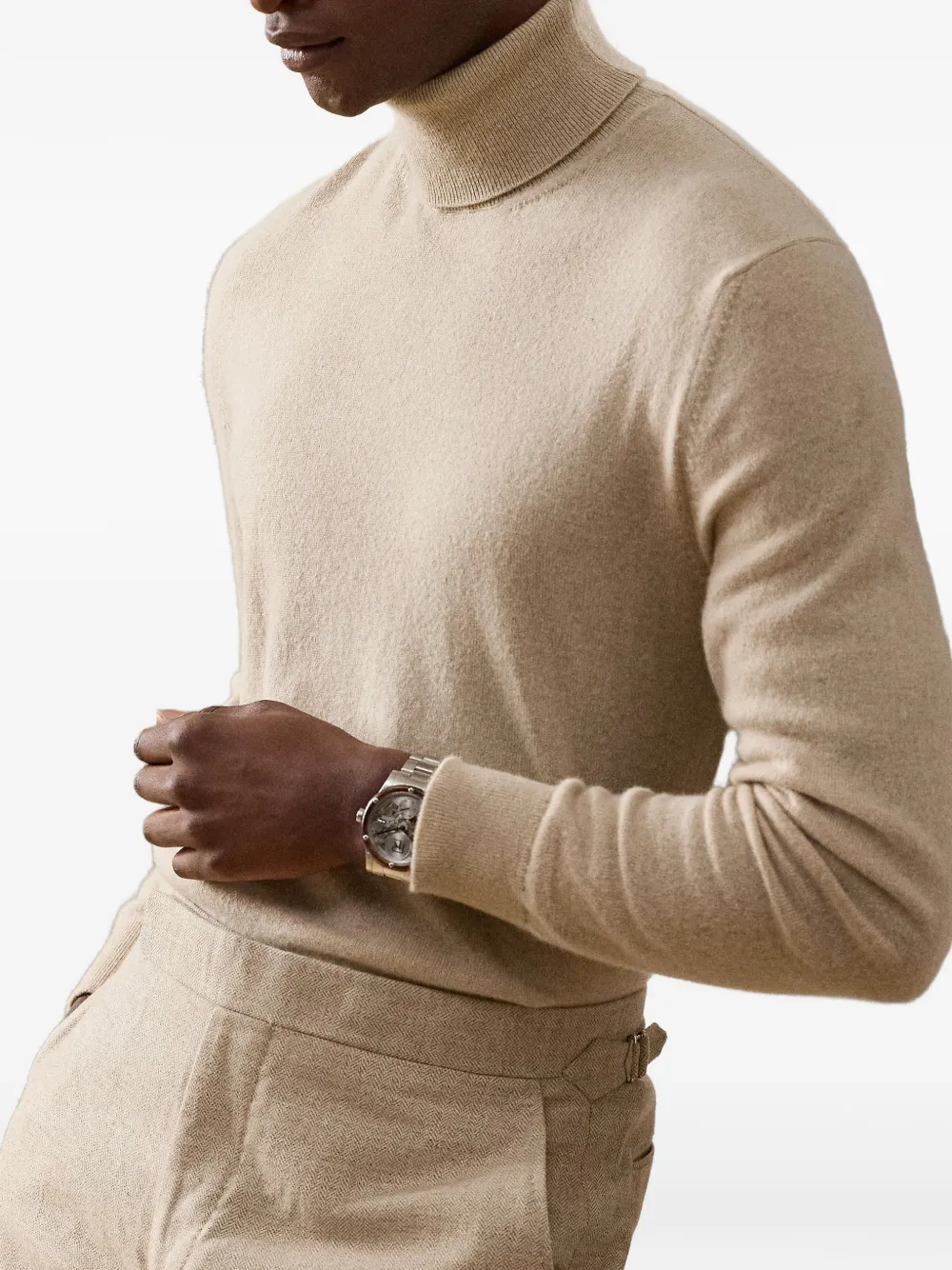 Ralph Lauren Purple Label Kasjmier coltrui Beige