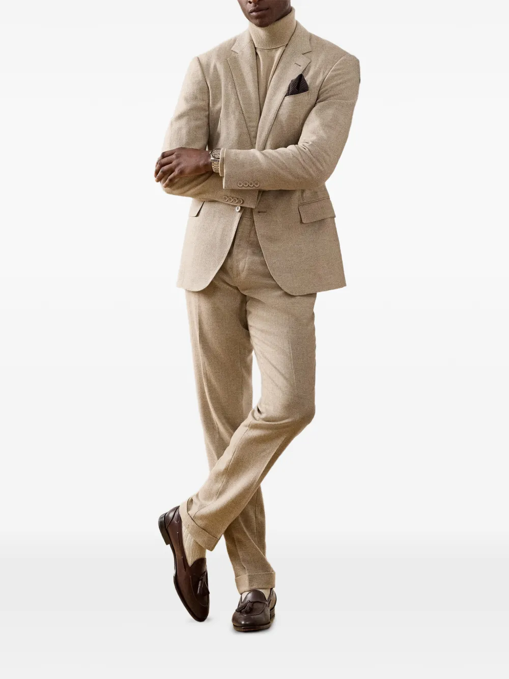 Ralph Lauren Purple Label Kasjmier coltrui Beige