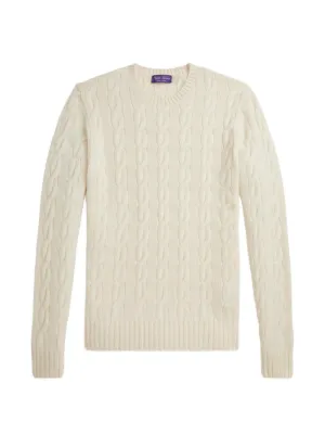 Ralph Lauren Purple Label ケーブルニット セーター | ニュートラル