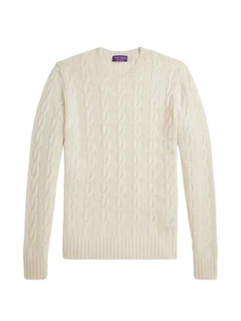 Ralph Lauren Purple Label cable-knit cashmere sweater