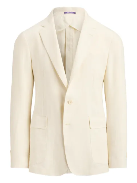 Ralph Lauren Purple Label Hadley single-breasted pocket blazer