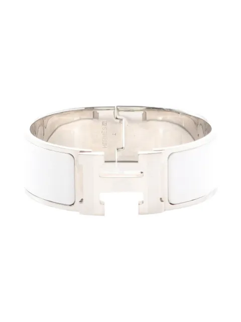 Hermès Pre-Owned 2000-2020 Wide Enamel Clic Clac H Bracelet PM costume bracelet