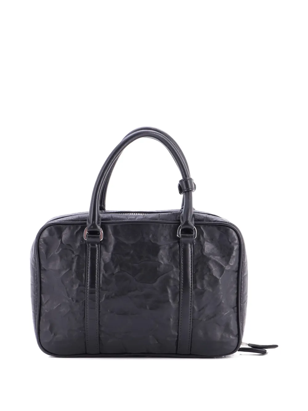 Prada Pre-Owned Re-Edition Top Handle Bauletto Bag Nappa Antique Medium satchel | Pre-Owned | Image 2